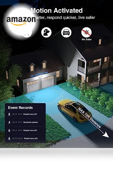 Smart LED Security Lights Motion Sensor Outdoor — Outdoor Security & Flood Lighting, Onforu