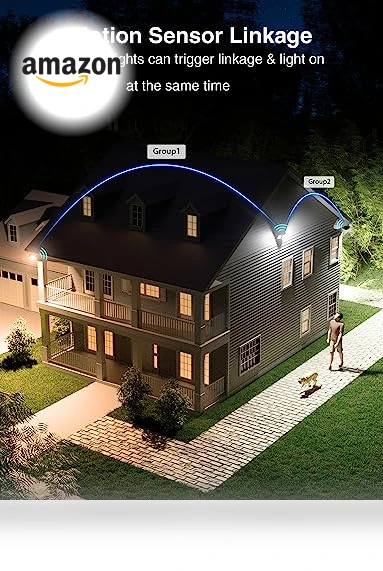 Smart LED Security Lights Motion Sensor Outdoor — Outdoor Security & Flood Lighting, Onforu