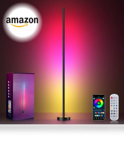 Smart RGBICW LED Corner Floor Lamp — LED, OIYN