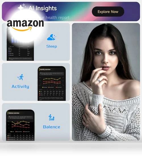 Smart Ring Fitness Tracker — Smart Rings, DIIKEN