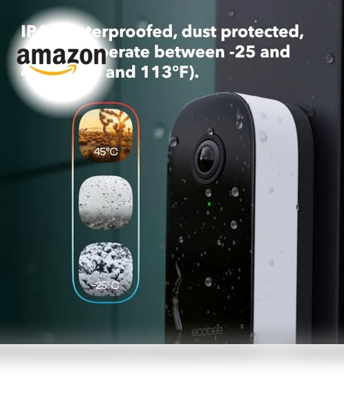 Smart Video Doorbell Camera — Smart Home Security, ecobee