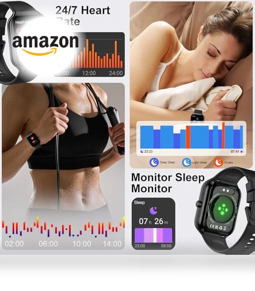Smart Watch with Heart Rate Monitor — Smartwatches, Jugeman