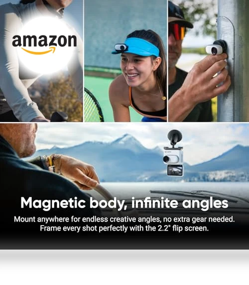 Tiny Portable Vlogging Camera — Camcorder, Insta360