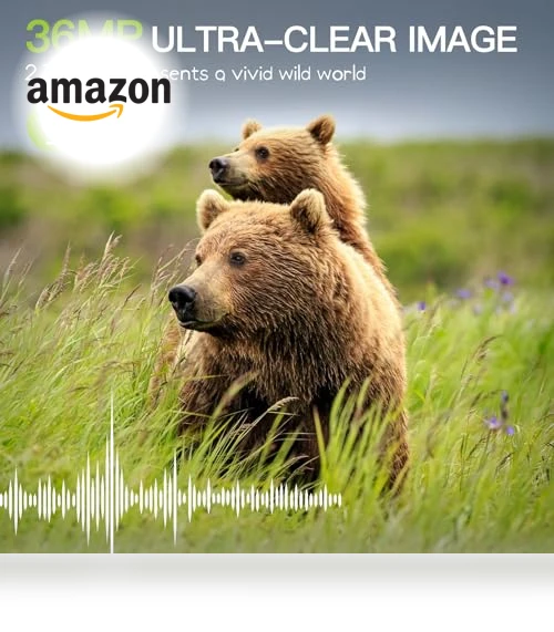 Trail Camera 2 Pack — Outdoor Security Cameras, Punvoe