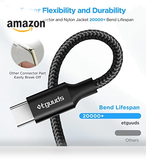 USB to USB C Cable — Charging Solutions, etguuds