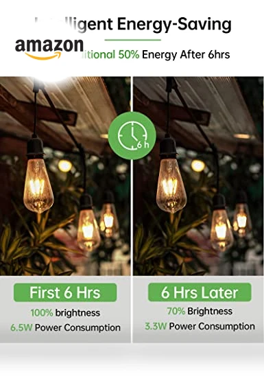 Vintage Amber Glass LED Filament Bulb — Street Lighting, Qualilux