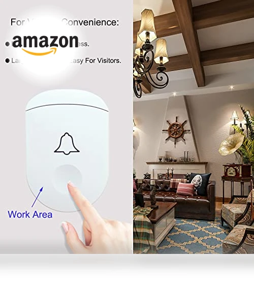 Wireless Doorbell with 1,000ft Range and 52 Chimes — Kits, MEISENKAI