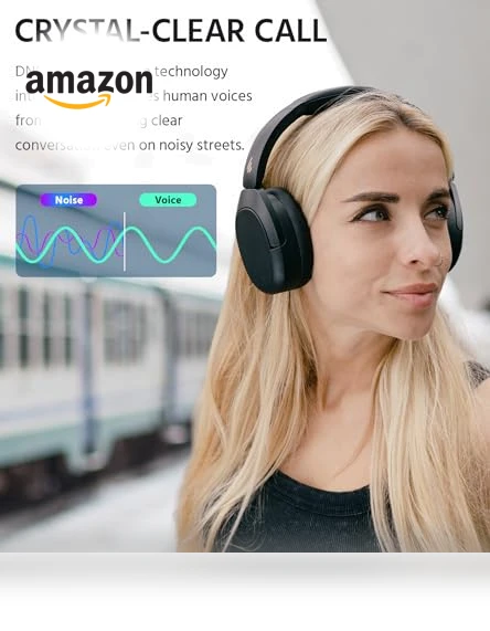 Wireless Over Ear Headphones with Active Noise Cancelling — Over-Ear Headphones, EDIFIER