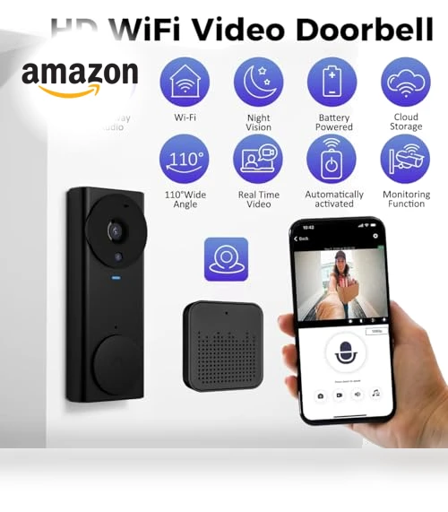 Wireless Video Doorbell Camera — Smart Home Security, Ulooka