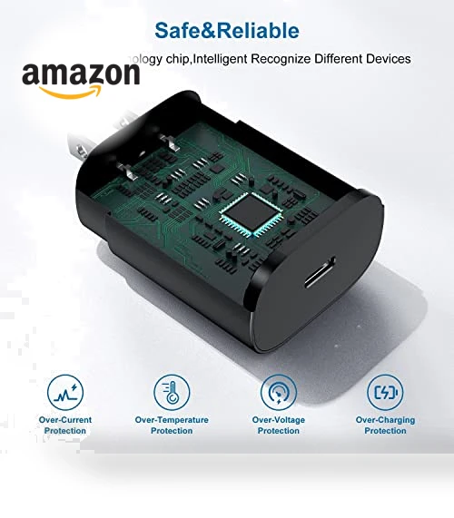 25W PD USB Wall Charger with 6ft Cable — Charging Solutions, Shenzhen Hua Nantong Electronic Technology Co., Ltd.