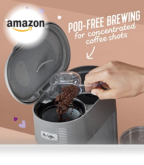 4-in-1 Single-Serve Latte Lux Coffee Maker — Coffee & Espresso Combos, Mr. Coffee