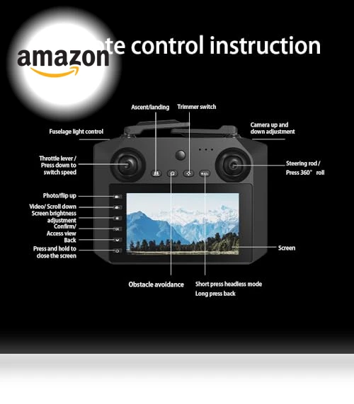 6K HD Camera Drone with 4.5" Screen — Drones, haiiah