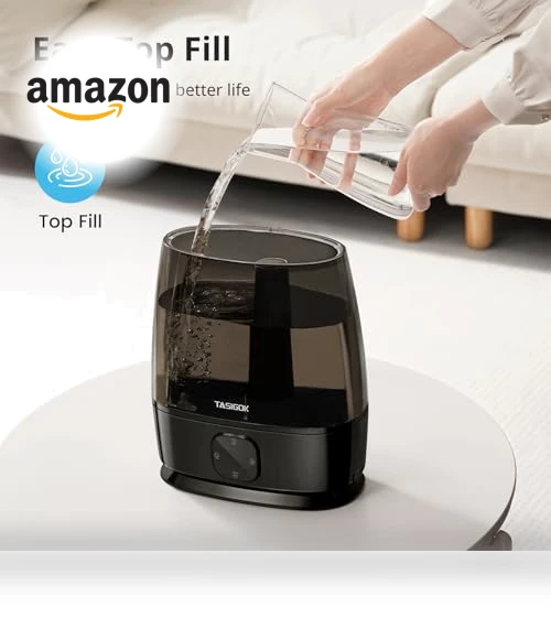 6L Cool and Warm Mist Air Humidifier — Air Moisturizers, Tasigok