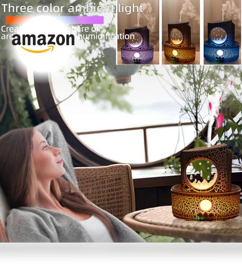 Aromatherapy Humidifier for Sleep Relaxation — Air Moisturizers, fuliying