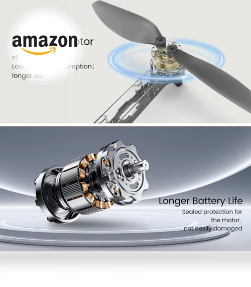 Brushless Motor Drone with 4K FPV — Drones, TizzyToy