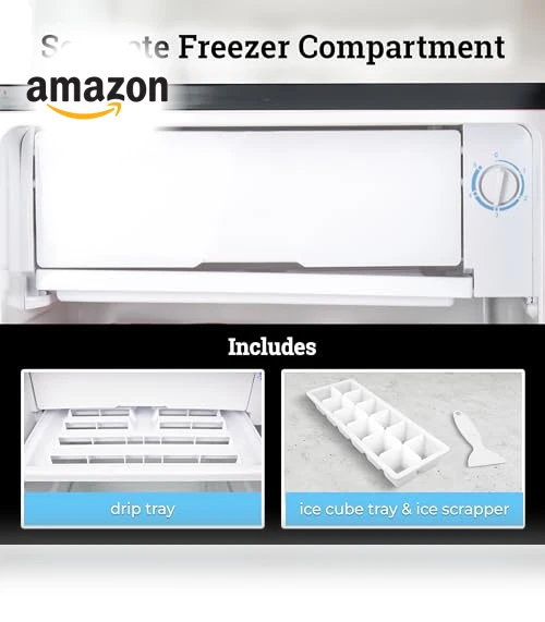 Compact Refrigerator with Freezer — Mini Fridges, Igloo