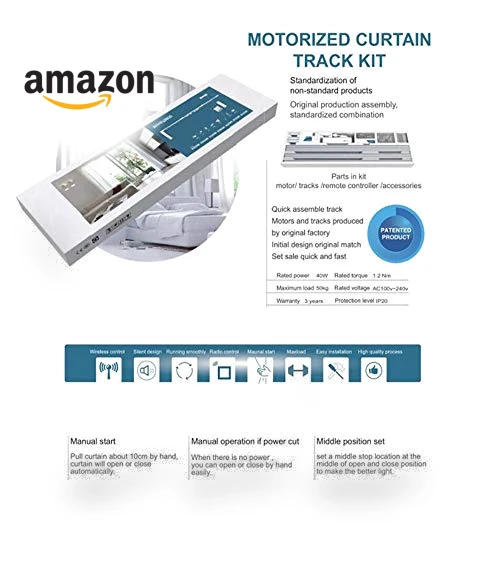 DIY WiFi Smart Automatic Curtain Motor Track System — Curtains, Olide