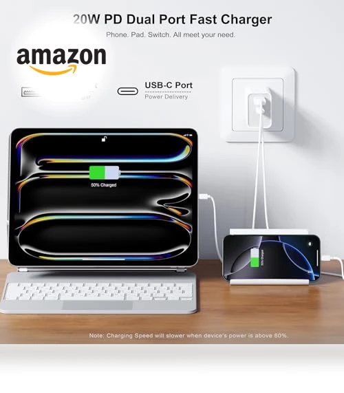 Dual Port USB C Wall Charger — Chargers, CSODINCE
