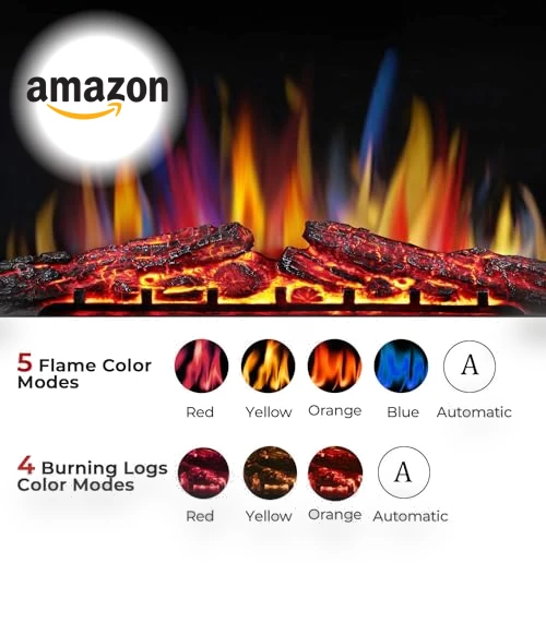 Electric Fireplace Insert — Timers, R.W.FLAME