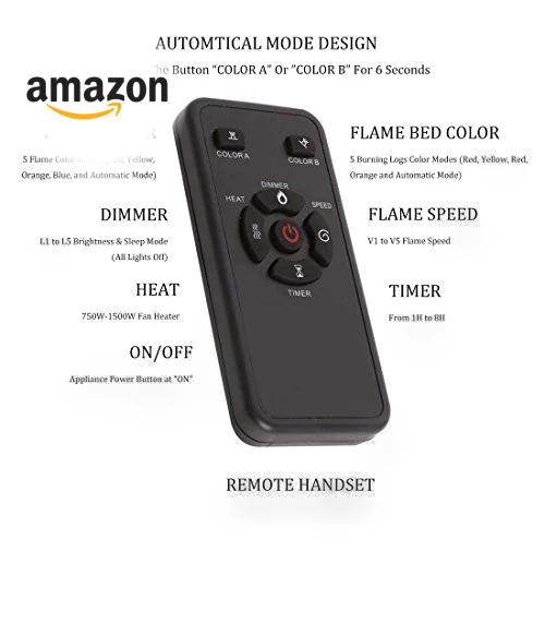 Electric Fireplace Insert — Timers, R.W.FLAME