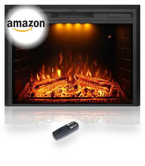Electric Fireplace with Remote Control — Electric Heating Solutions, Dreamflame