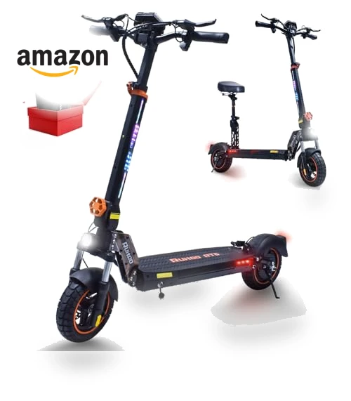 Electric Scooter with Seat — Electric Vehicles, Bikydom