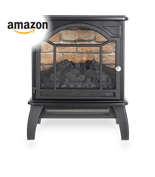 Freestanding Electric Fireplace Heater — Portable Heating Solutions, KOFOHON