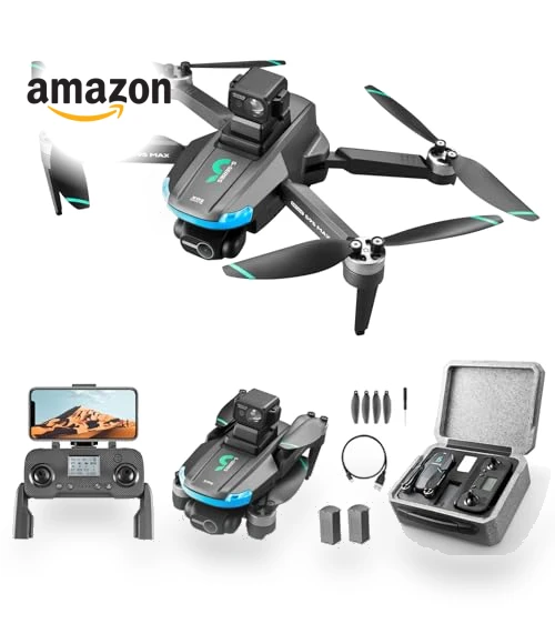 GPS Drone with UHD 4K EIS Anti Shake Dual Camera — Drones, Authticar
