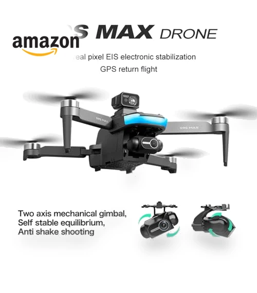 GPS Drone with UHD 4K EIS Anti Shake Dual Camera — Drones, Authticar