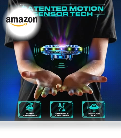 Hand Operated Drone with LED Projection — Drones & UAV Technology, Force1