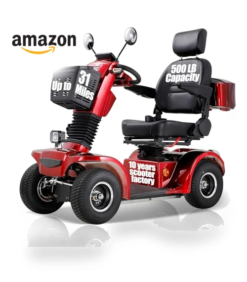 Heavy Duty 4 Wheel Mobility Scooter — Push Scooters, CreekT