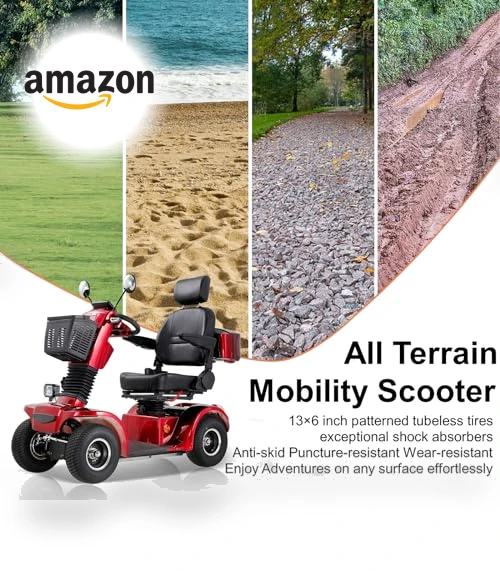 Heavy Duty 4 Wheel Mobility Scooter — Push Scooters, CreekT