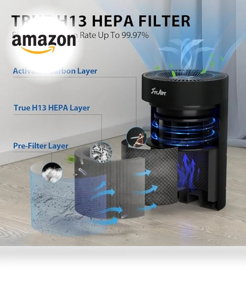 HEPA Air Purifier with RGB Lights — HEPA Air Purifiers, FreAire