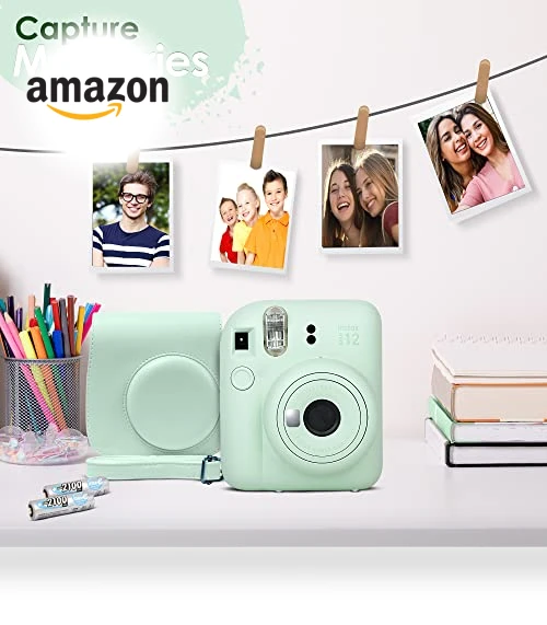 Instax Mini 12 Camera with Instant Mini Film Bundle — Instant, Fujifilm