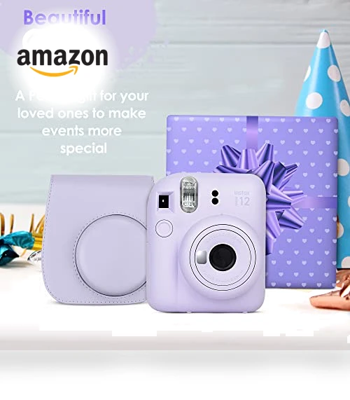 Instax Mini 12 Camera with Instant Mini Film Bundle — Instant, Fujifilm
