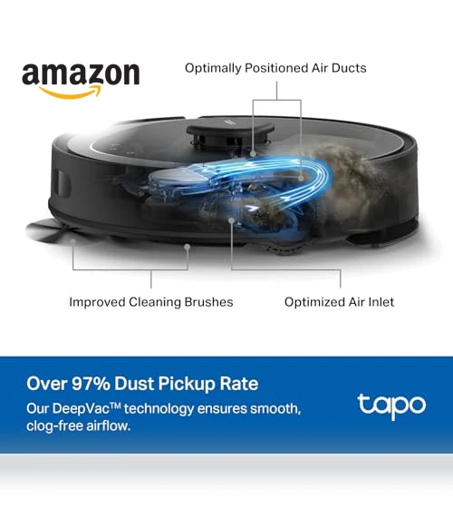 LiDAR Smart Navigation Robot Vacuum and Mop — Smart Cleaning Robots, Tapo