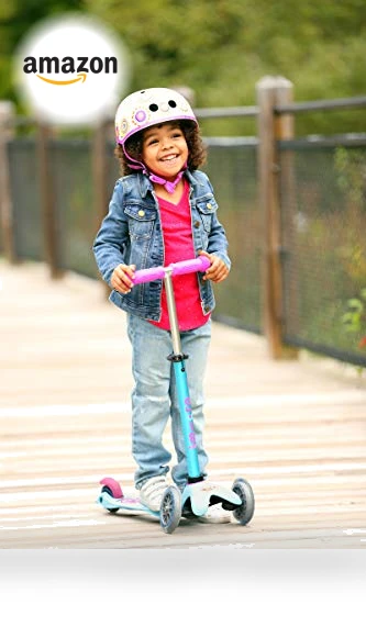 Mini Deluxe Three Wheeled Scooter — Push Scooters, Micro