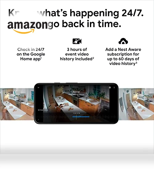 Nest Cam Outdoor or Indoor, Battery — Smart Home Security, Google