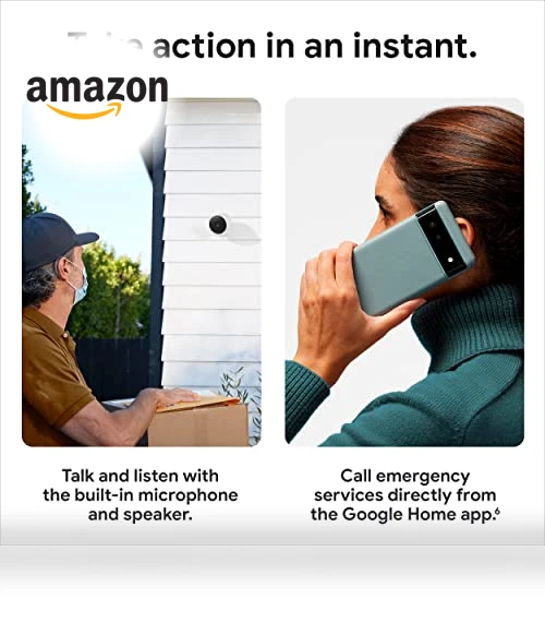 Nest Cam Outdoor or Indoor, Battery — Smart Home Security, Google