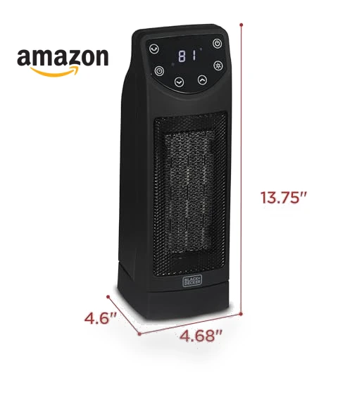 Oscillating Space Heater — Portable Heating Solutions, BLACK+DECKER