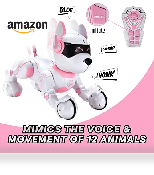 Pink Robot Dog — Interactive Figures & Robots, Top Race