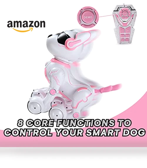 Pink Robot Dog — Interactive Figures & Robots, Top Race