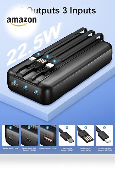 Portable Phone Charger Power Bank — Chargers & Cables, Shenzhen Quark Thinking Technology Co., Ltd.