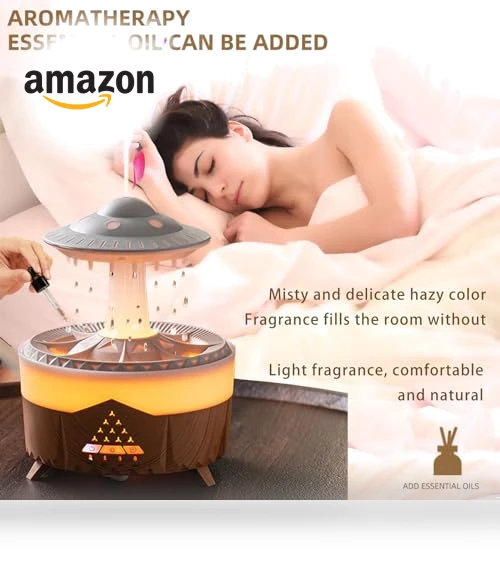 Raindrop Humidifiers for Bedroom — Air Moisturizers, fuliying