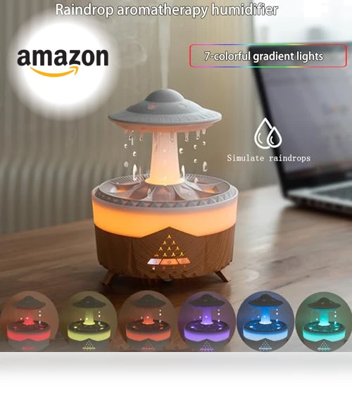 Raindrop Humidifiers for Bedroom — Air Moisturizers, fuliying
