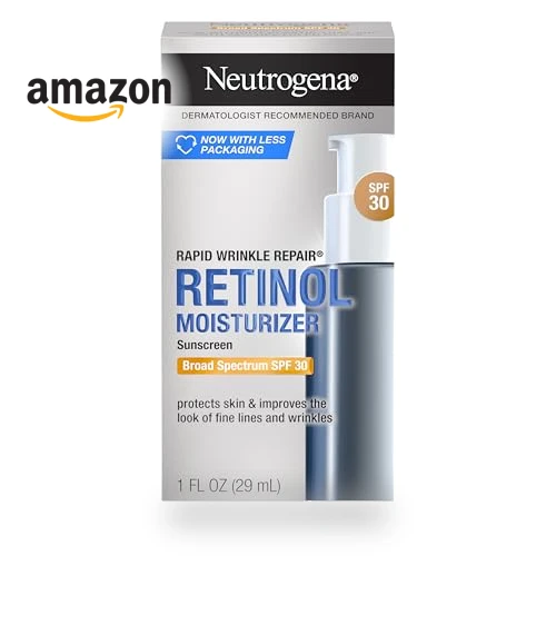 Rapid Wrinkle Repair Daily Face Moisturizer With SPF 30 + Hyaluronic Acid — Beauty & Personal Care, Neutrogena