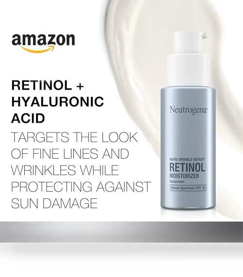 Rapid Wrinkle Repair Daily Face Moisturizer With SPF 30 + Hyaluronic Acid — Beauty & Personal Care, Neutrogena