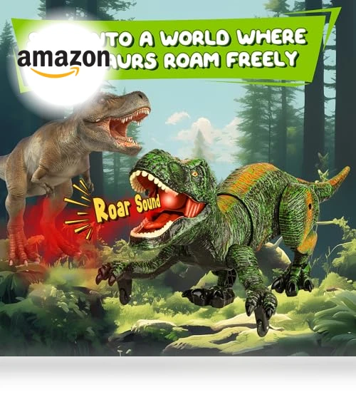 Remote Control Robot Dinosaur Toy — Interactive Figures & Robots, flybakiz