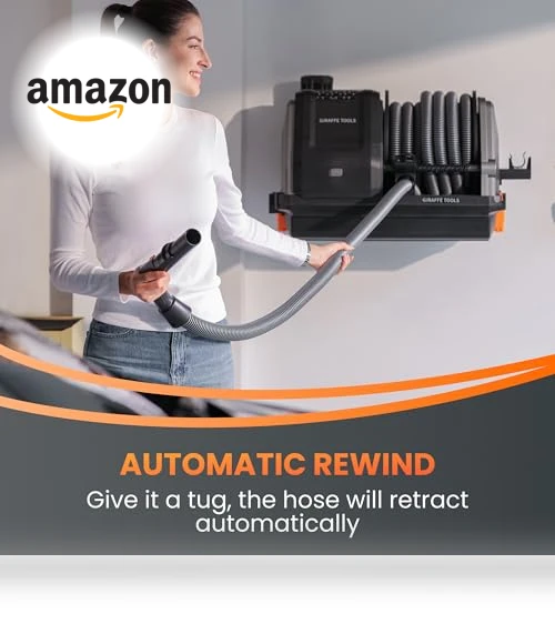 Retractable Wet Dry Vacuum Cleaner — Vacuums, Giraffe Tools