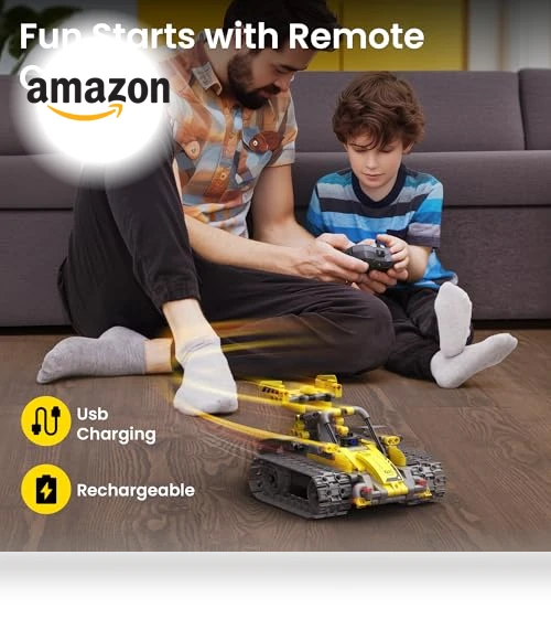 Robot Building Kit with Remote Control — Construction Kits, Sillbird